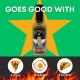 Max Flame-ous Jalapeño Hot Sauce - Earthy & Zesty | Mild 2/5 Heat | Perfect for Topping Eggs & Pork | Cooking | Best, Young, Unique Flavor, Tasty |