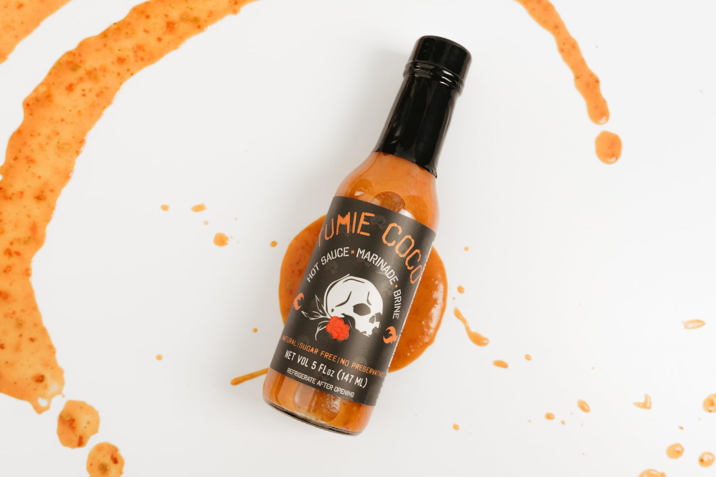 Tumie Coco Hot Sauce, Marinade and Brine, 5 fl oz, Chili, Coconut Oil, Turmeric, Black Pepper