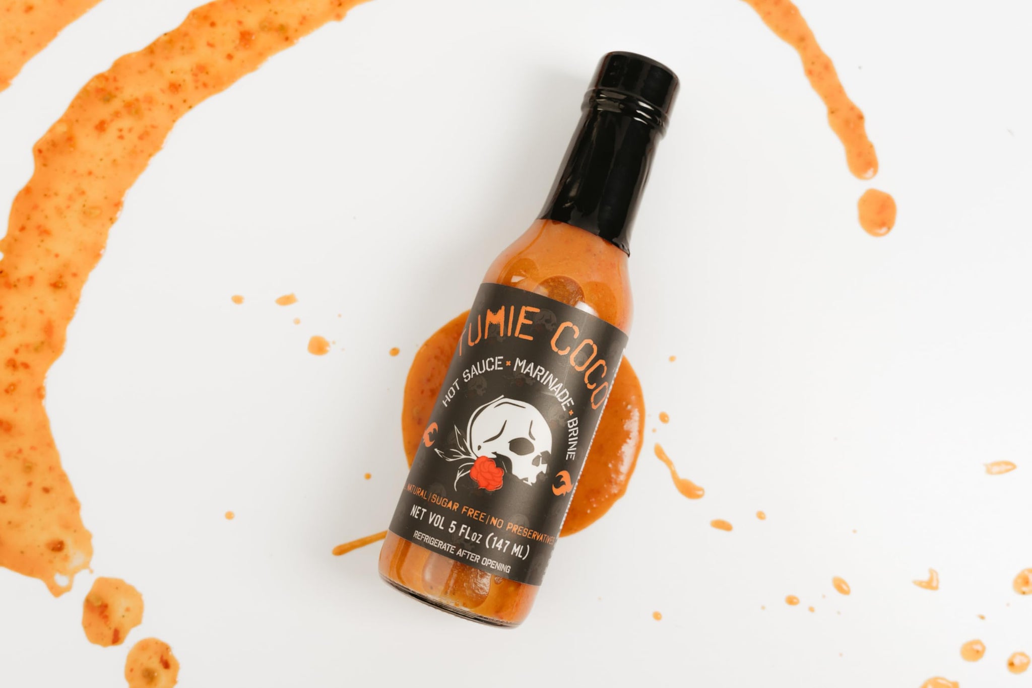 Tumie Coco Hot Sauce, Marinade and Brine, 5 fl oz, Chili, Coconut Oil, Turmeric, Black Pepper
