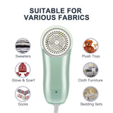Allisable Fabric Shaver, Fuzz Balls Pills Lint Remover, AC120V Plug and Play