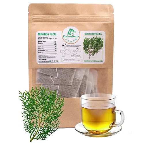 EidolonGreen [China Medicinal Herb]100% Natural Leaf of Arborvitae,Thuja Leaf Wild Harvested,(Green leaf of Arborvitae/Thuja/???/???/Ce bai ye)