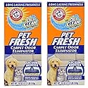 Arm & Hammer Pet Fresh Carpet Odor Eliminator Plus Oxi Clean Dirt Fighters, 18 oz,(PACK OF 2)