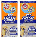 Arm & Hammer Pet Fresh Carpet Odor Eliminator Plus Oxi Clean Dirt Fighters, 18 oz,(PACK OF 2)