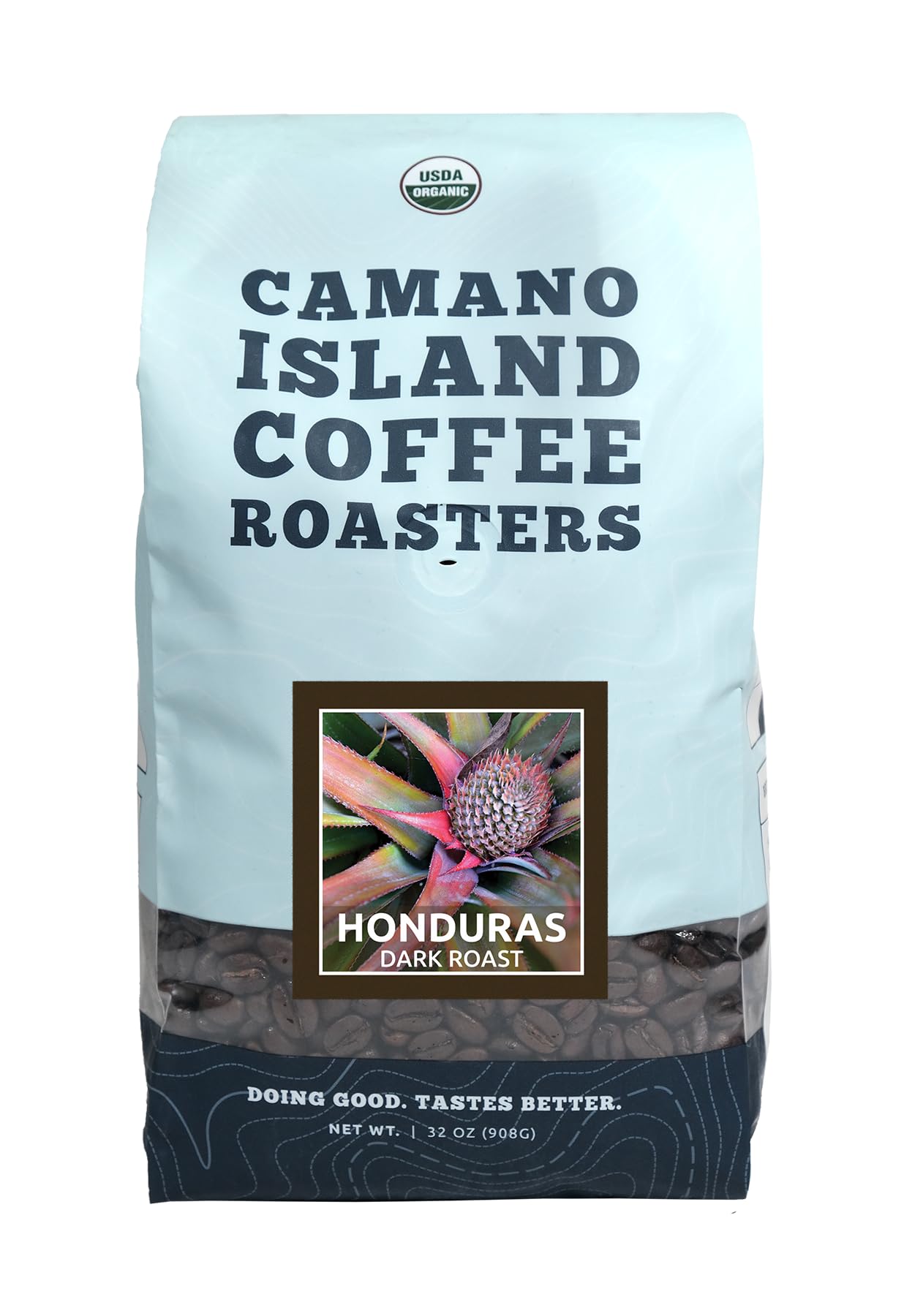 Camano Island Coffee Roasters - Honduras Dark Roast Coffee - Fresh Premium USDA Certified Organic, Shade Grown, Fair Trade, and Ethical
