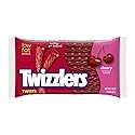 TWIZZLERS Licorice Candy, Cherry, 16 Ounce (Pack of 8)