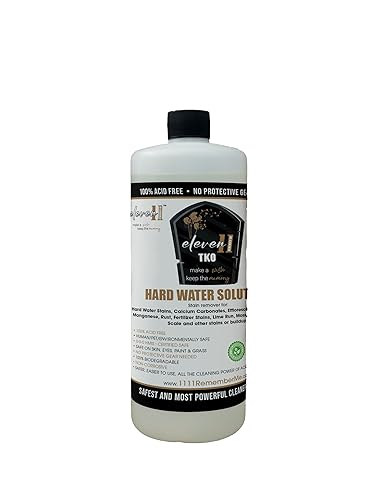 1111 TKO Headstone Cleaner - Safe, Powerful & Easy to Use - For Granite, Marble, Bronze, Concrete, Brick, Wood, Vinyl & More - Just Spray & Rinse