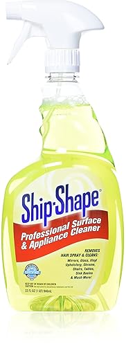 Ship-Shape Barbicide Professional Surface & Appliance Cleaner - Removes Hairspray Residue from Flat Irons, Mirrors & Salon Furniture - Streak-Free