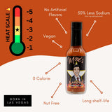 Max Flame-ous Original Hot Sauce - Sweet & Fruity Garlic Habanero Blend with Carrot & Onion | Thick Sauce | Medium Heat | All Purpose Flavor Booster |