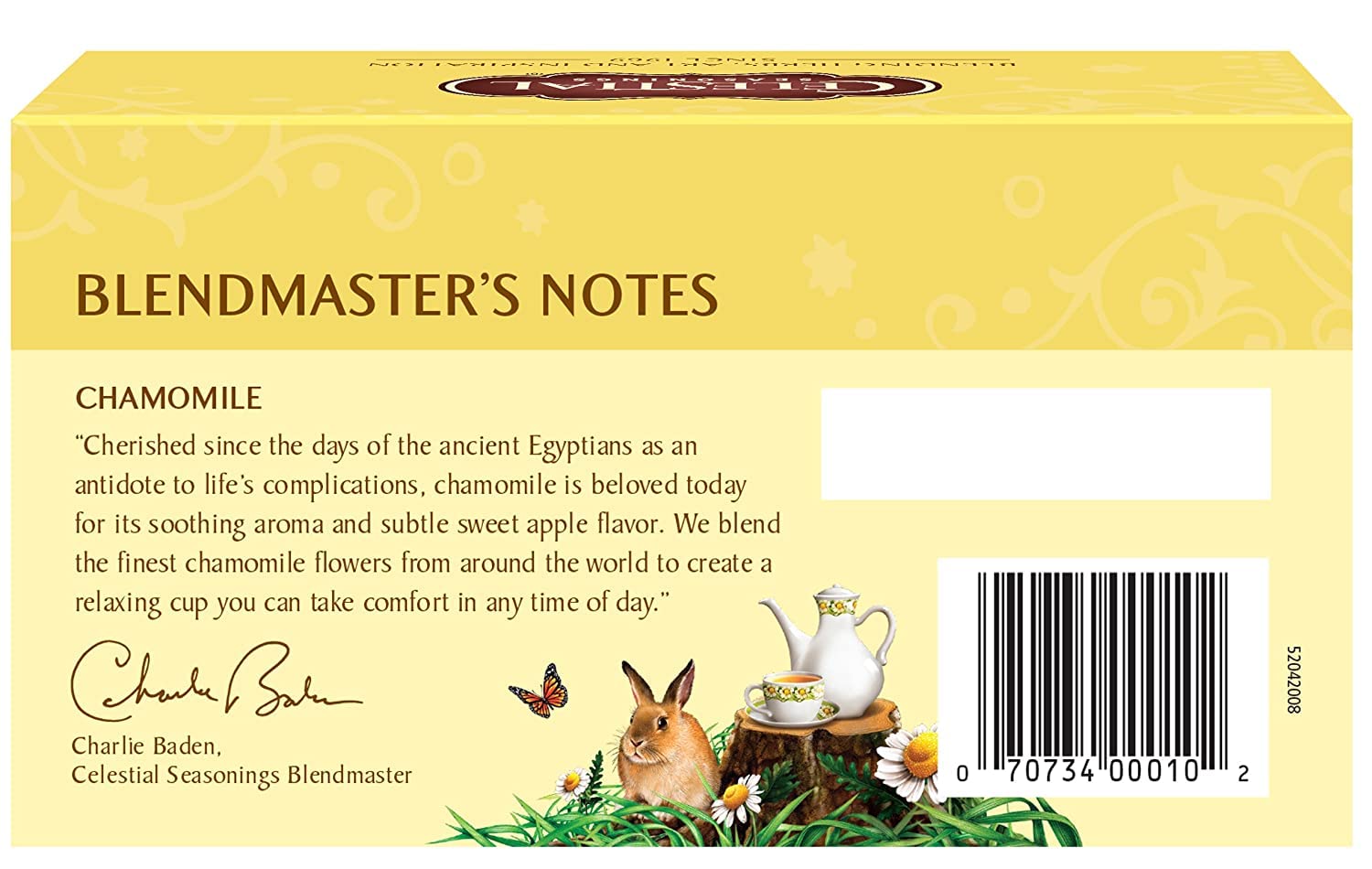 Celestial Seasoning Teas (Chamomile Tea)