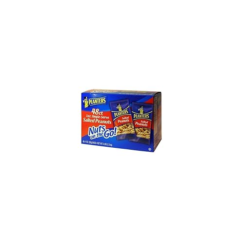 Planters Salted Peanuts - 48/1 Ounce bags (2 Pack)
