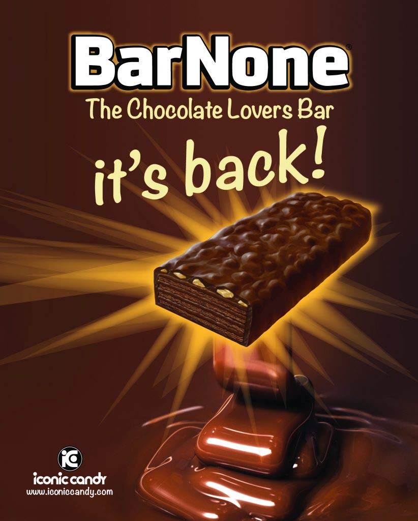 BarNone Chocolate Bar | Chocolate Wafer - Pure Milk Chocolate - Peanuts | A Chocolate Lover’s Candy Bar | BarNone Chocolate Bar Brought To You By