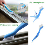 12Pcs Small Cleaning Brush, Crevice Gap Cleaning Brush,Door Window Track Groove Corner Crevice Cleaning Brushes for Cleaning Window
