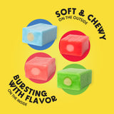 Sweet Dreams Center Filled Soft Chewy Candy Individually Wrapped, Gluten-Free Candies Party Size, Bulk Fruit Chews Candy for Kids - Fruit Punch