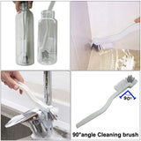 5Pcs Crevice Cleaning Brush Set, Hard Bristle Grout Brush for Window Track, Tile Lines, Sink Corners, Small Gaps, Bottles & Blinds