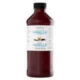 LorAnn Clear Imitation Vanilla Extract 16 Ounce (480ml) - Kosher, Vegan, Sugar-Free, No Corn Syrup, Perfect for Frostings, Cakes, Cookies, Pastries