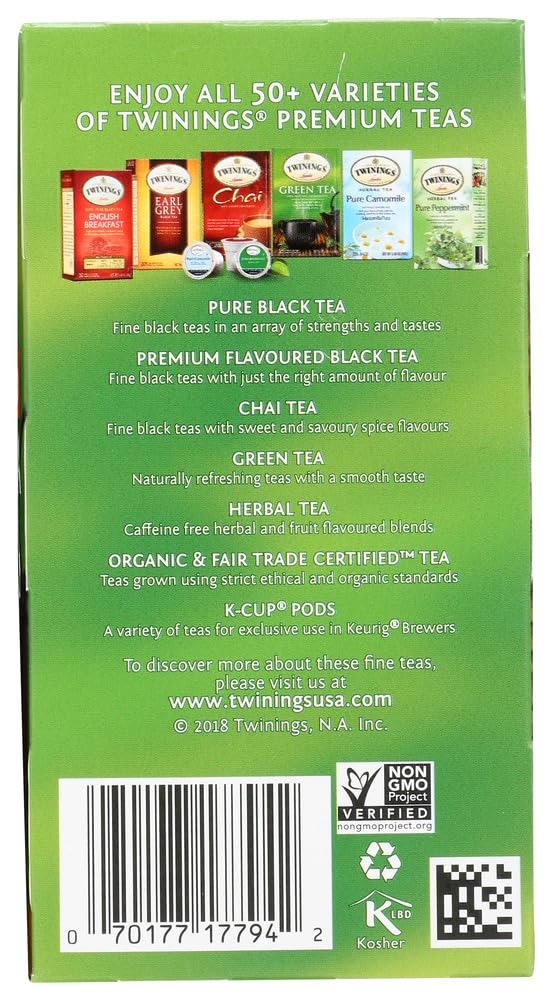 Twinings Decaffeinated Tea (Green Tea) - 1.41oz (3 packs)