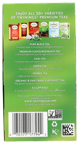 Twinings Decaffeinated Tea (Green Tea) - 1.41oz (3 packs)