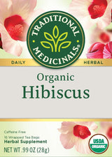 Herb Tea, 100% Organic, Hibiscus, 16 Bag (Pack of 6) (Value Bulk Multi-Pack)