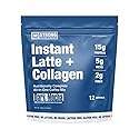 STRONG Coffee Co. Dark Mocha Instant Latte | Organic Coffee with Collagen Protein | Lion’s Mane & L-Theanine | Adaptogens & Nootropics | 15 Servings