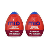 (2 Pack) MIO ENERGY Black Cherry, 1.62 fluid ounce each
