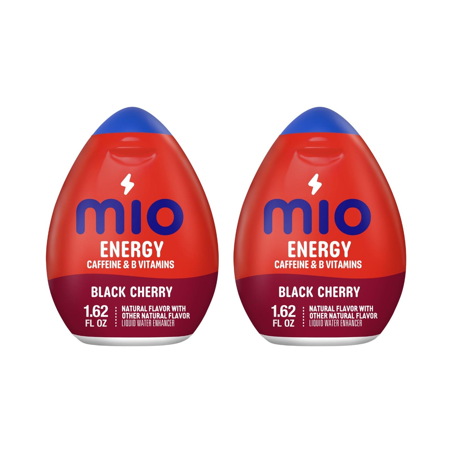 (2 Pack) MIO ENERGY Black Cherry, 1.62 fluid ounce each
