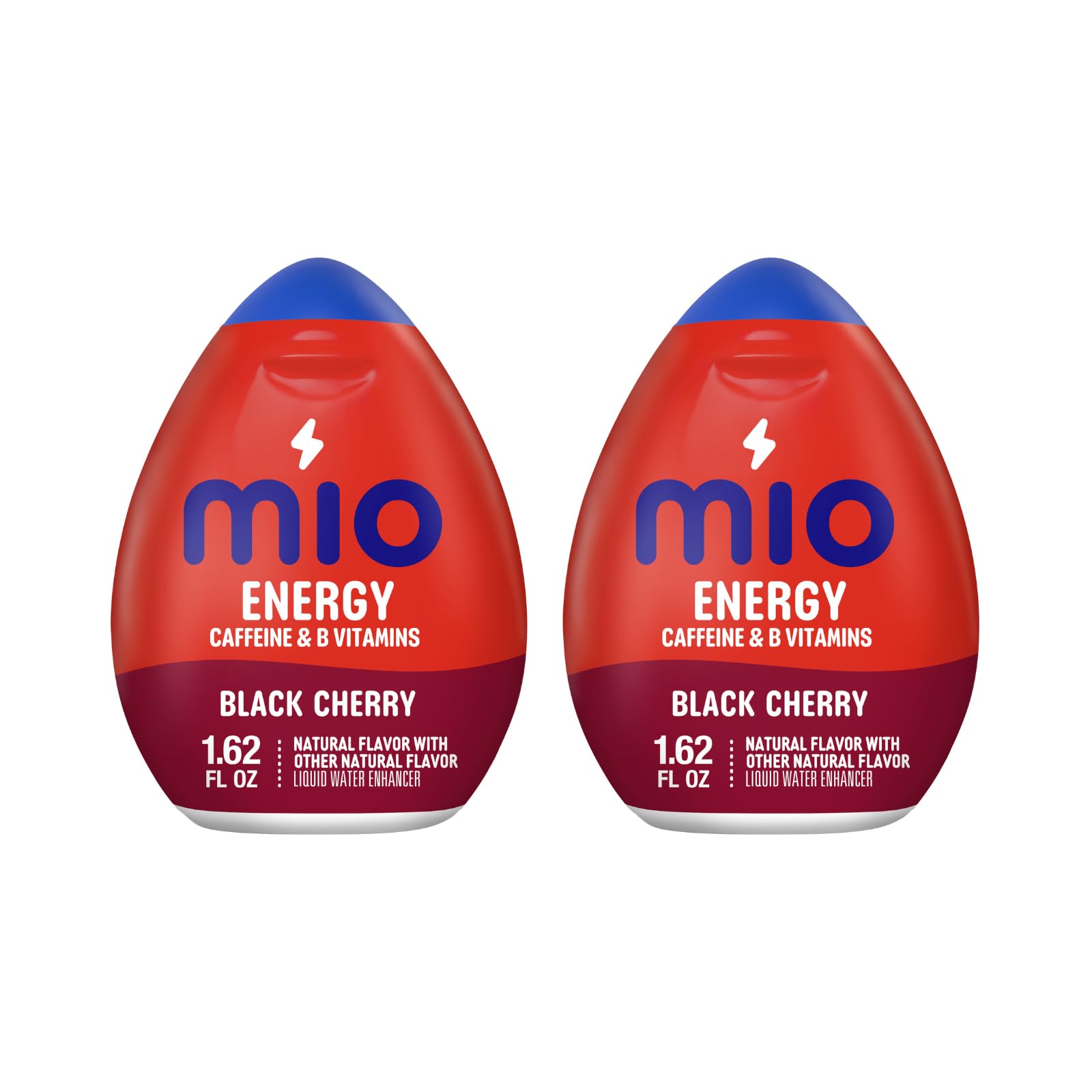 (2 Pack) MIO ENERGY Black Cherry, 1.62 fluid ounce each