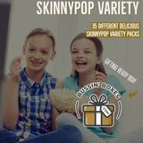 Bussin Boxes Variety Snack Box with Skinny Pop Popcorn Individual Bags (35 Count)