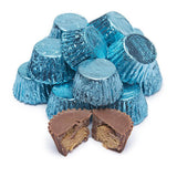 Rees Miniature Peanut Butter Cups Light Blue, Perfect for Gifting,Holidays,Chrstmas, Thanksgiving, Easter with Milk Chocolate (Light Blue)