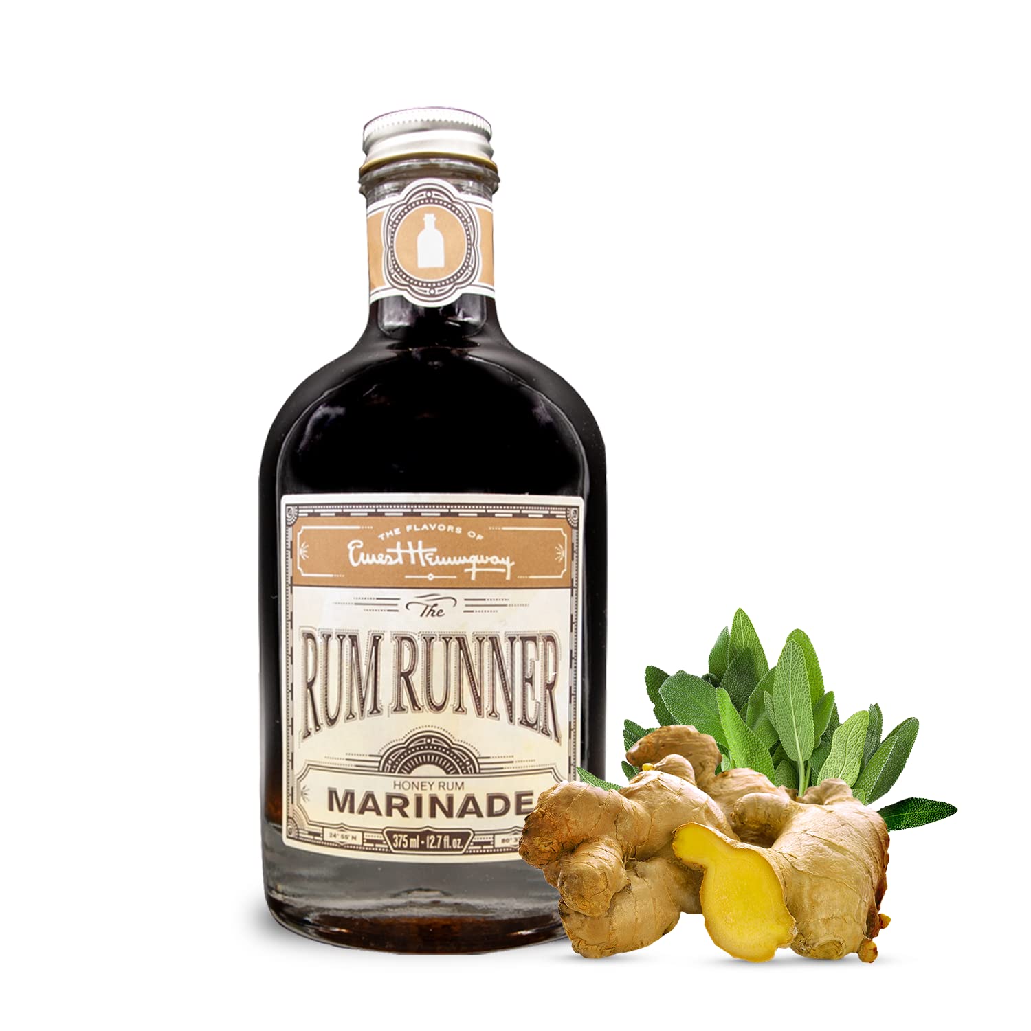 The Flavors of Ernest Hemingway The Rum Runner Marinade | Small Batch Made With Natural Ingredients | No HFCS 12.7 Ounces (Pack of 1)