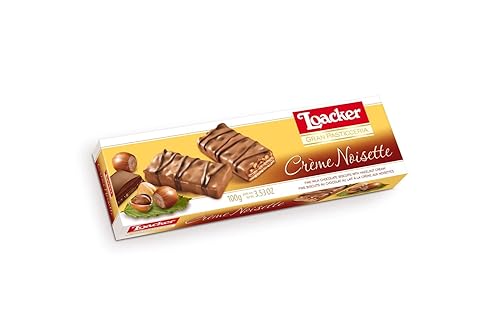 Loacker Patisserie Crème 100goz., Noisette, 3.53 Ounce