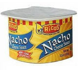 Ricos Nacho Cheese Sauce 3.5 oz Cups, Pack of 24 - Perfect for Snacks