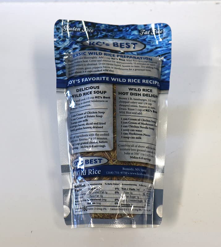 KC's Best Minnesota Cultivated Wood Parched Wild Rice