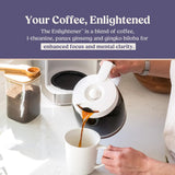 Bulletproof Enlightener Ground Coffee, Enhanced Coffee with L-Theanine, Panax Ginseng and Gingko Biloba, Supports Mental Clarity, Focus, and Memory