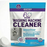 iFLO Washing Machine Cleaner Tablets - Powerful Washer Machine Cleaning and Deodorizer Tablets for Front Load, Top Load, and High-Efficiency Washer