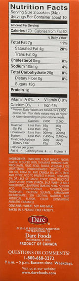 Dare Maple Leaf Creme Cookies, 12.3 Ounce