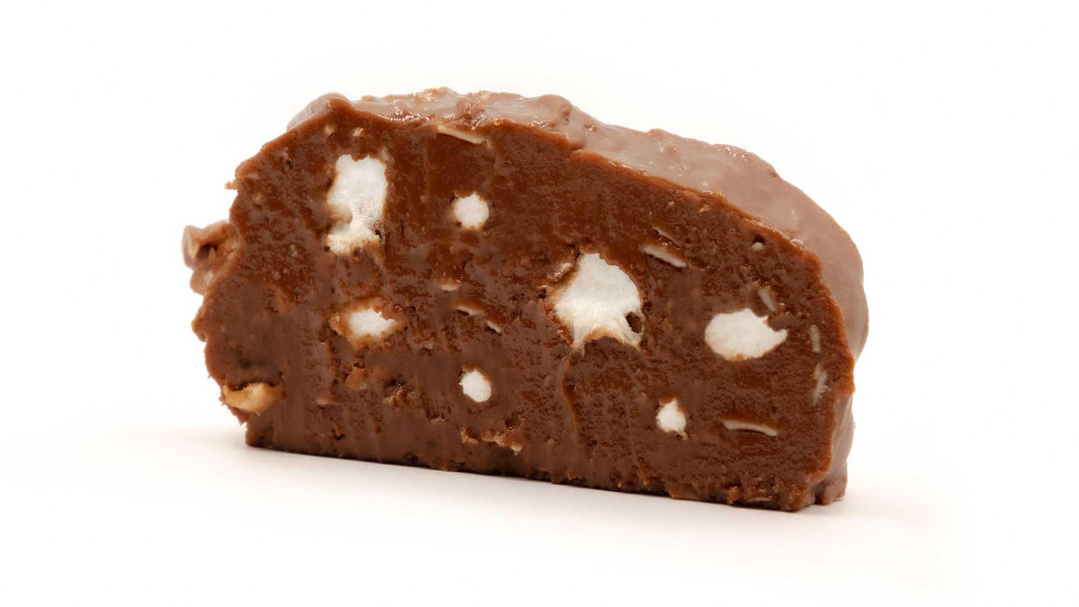 Frankenmuth Fudge Kitchen, Rocky Road Fudge, Half Pound of Handcrafted Fudge