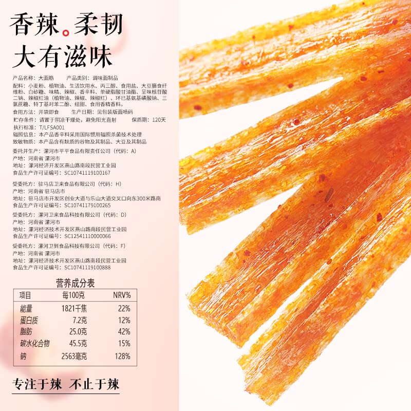 ??????????????????????????Wei Long Spicy Bar Gift Box Snacks Gift Bag Gives Girlfriend Birthday Gift Camping Picnic Leisure Snacks (????20?)