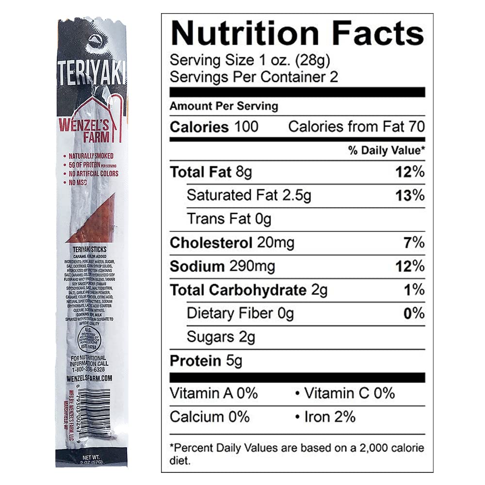 Wenzel’s Farm Variety Snack Sticks ?Supports Active Lifestyles ? Flavorful, Natural Smoked ? High Protein, Low Carb ? No MSG, Fillers, Binders