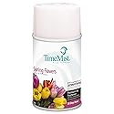 TimeMist 1042712EA Premium Metered Air Freshener Refill, Spring Flowers, 6.6 oz Aerosol (TMS1042712EA)