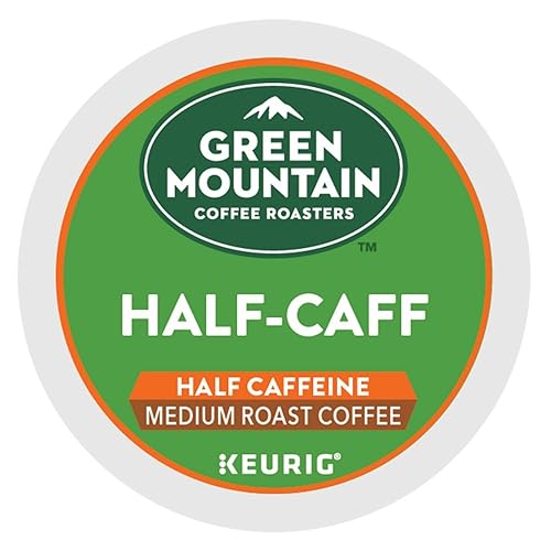 Green Mountain Coffee Half-Caff 48 K-Cups for Keurig Brewers (Packaging May Vary)