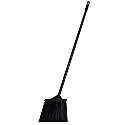 Janico 4051 Bristles Lobby Angle Broom, Flagged Bristles, Metal Handle,Black