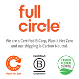 Full Circle Scrub Queen Toilet Brush Refill - Durable Bristles, Long Handle, Bathroom Cleaning, Eco-Friendly