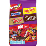 Mars M&M'S Milk Chocolate, SKITTLES Original Chewy Candy, SNICKERS Chocolate Candy Bar, STARBURST Chewy Candy & TWIX Caramel Cookie Bar Halloween