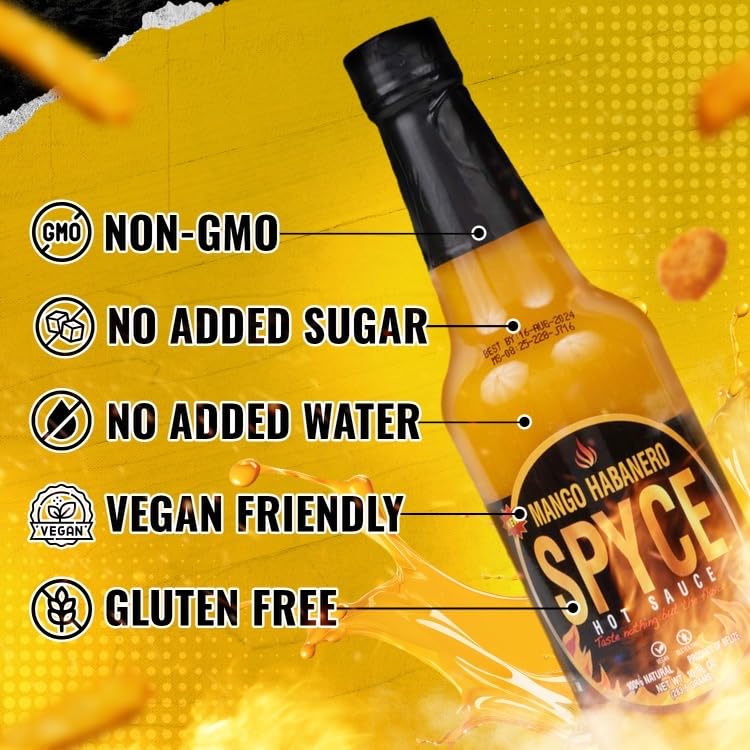 5oz Mango Habanero Spyce Hot Sauce