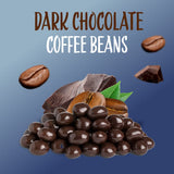 Dark Chocolate Covered Espresso Beans 2-Pound Bag | Chocolate Covered Coffee Beans | Coffee Candy for Office Bowls, Party Favors and Dessert