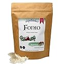 Shipetaukin Fonio African Supergrain: A Quick Cooking Whole Grain - Gluten Free - Vegan - Non GMO - Substitute for Bulgur, Rice, Couscous, Quinoa (28 Ounces)