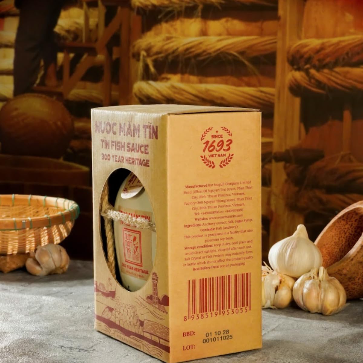 Làng Chài X?a Premium Vietnamese Fish Sauce Collection - Authentic and Flavorful Marinades and Sauces for Grilling, Dipping, and Cooking (200g) (Full