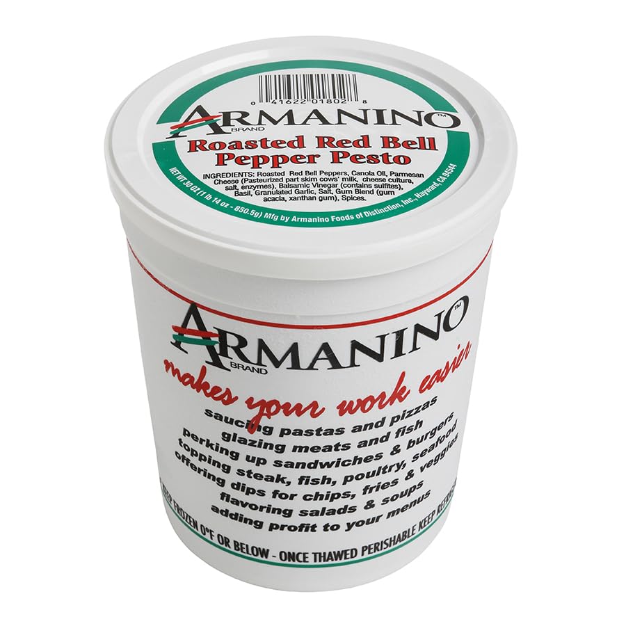 Armanino Roasted Red Bell Pepper Pesto, 30 Ounce -- 3 per case.