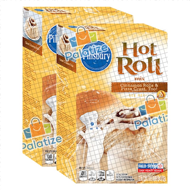 Pillsbury Hot Roll Mix, 16 oz - Palatize Pack of 2