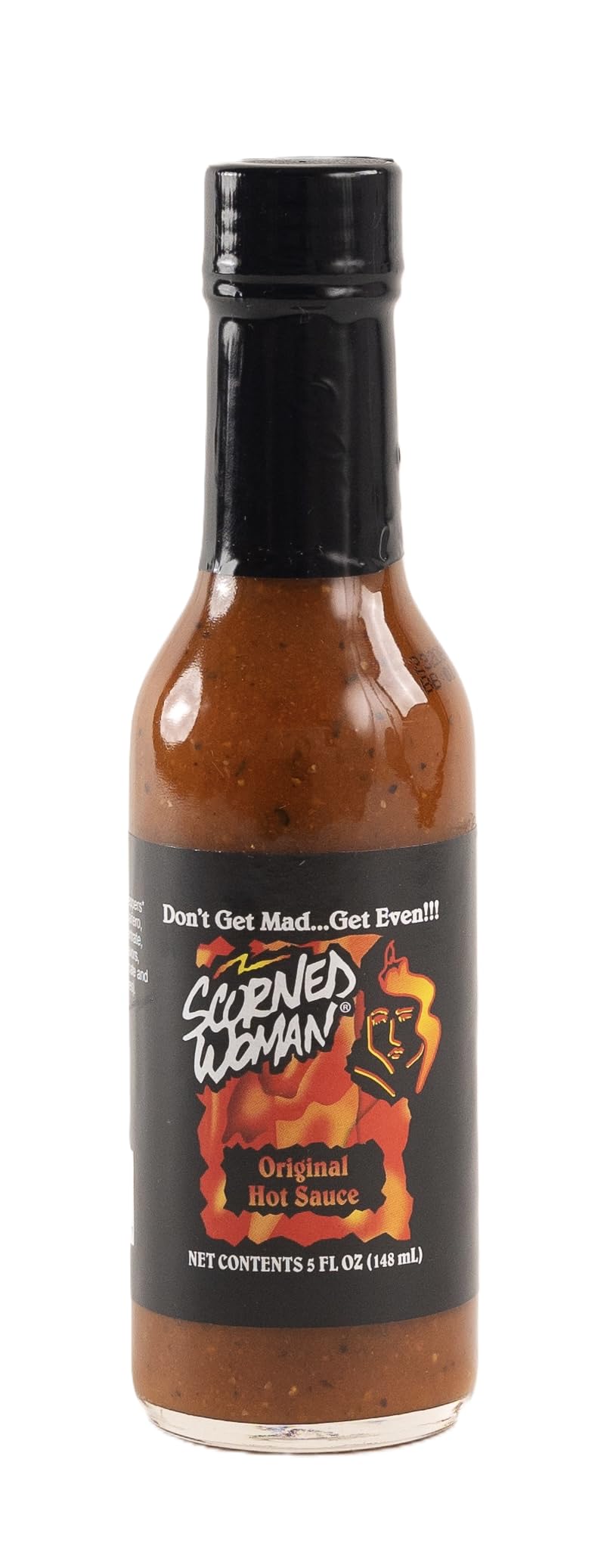 Scorned Woman Hot Sauce, 5-Ounce Glass (Pack of 6)
